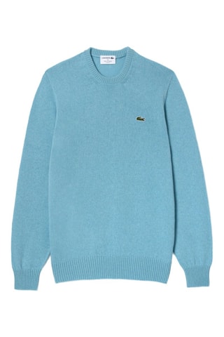 Pull classic fit en laine et cachemire - Ciel