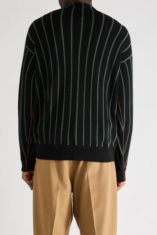 Gilet relaxed en laine - Noir