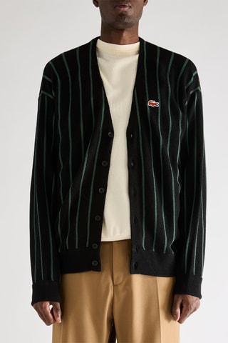 Gilet relaxed en laine - Noir