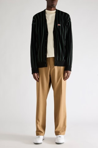 Gilet relaxed en laine - Noir