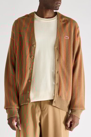 Gilet relaxed en laine - Marron