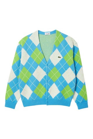 Gilet en laine - Turquoise et vert clair