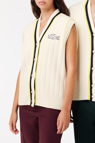 Gilet sans manches en laine x EleVen by Venus Williams - Ecru