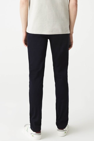 Pantalon slim en coton biologique - Bleu nuit