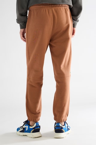 Pantalon de survêtement en coton biologique - Marron