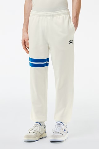 Pantalon de survêtement en coton biologique - Blanc