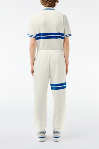 Pantalon de survêtement en coton biologique - Blanc