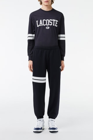 Pantalon de survêtement en coton biologique - Bleu nuit