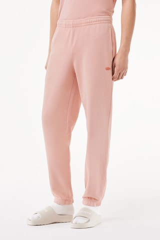 Pantalon de survêtement en coton biologique - Rose