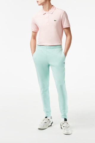 Jogging slim en coton biologique - Vert d’eau