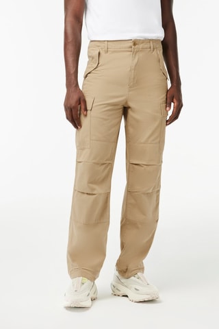Pantalon cargo straight - Beige