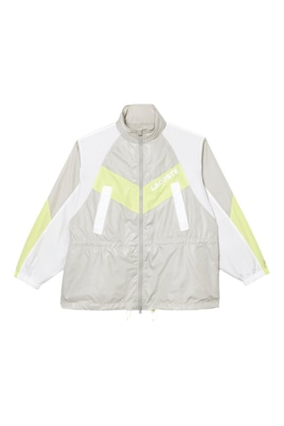 Coupe-vent oversize à capuche - Gris