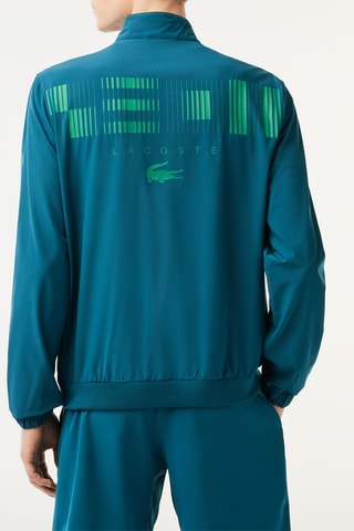 Veste Lacoste Tennis x Novak Djokovic - Bleu canard