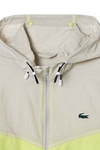 Veste à capuche - Beige et gris clair