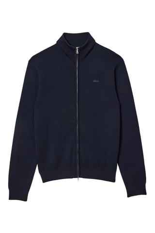 Veste en mérinos - Bleu marine