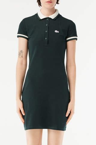 Robe en coton biologique - Vert foncé