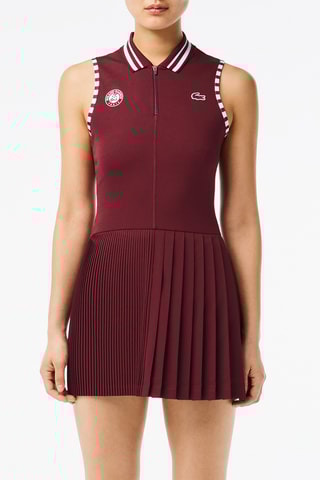 Robe Roland-Garros - Bordeaux et blanc