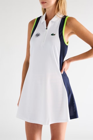 Robe - Blanc et bleu marine