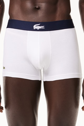 3 boxers - Bleu marine, blanc et vert