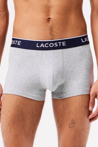 3 boxers - Ciel, gris chiné et bleu roi