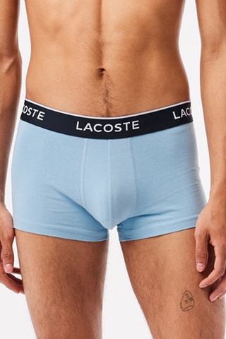 3 boxers - Ciel, gris chiné et bleu roi