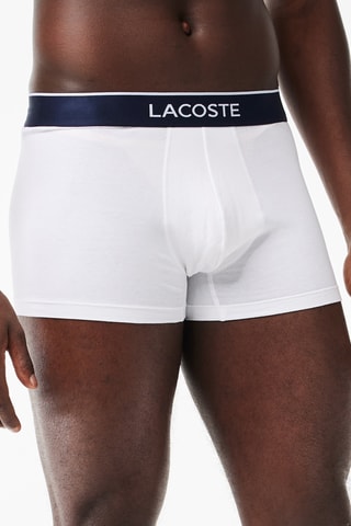 3 boxers - Gris chiné, bleu et blanc