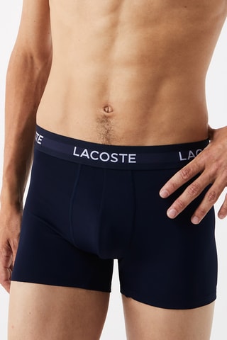 3 boxers - Bleu marine et blanc