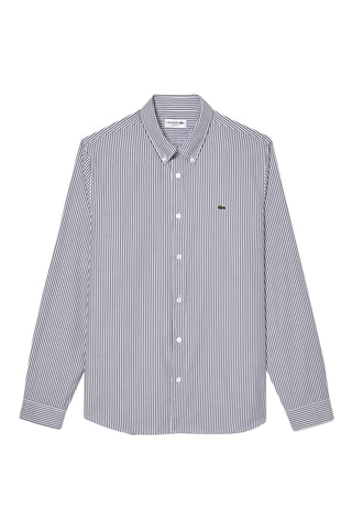 Chemise regular - Blanc et bleu marine