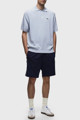 Polo relaxed en coton biologique - Ciel