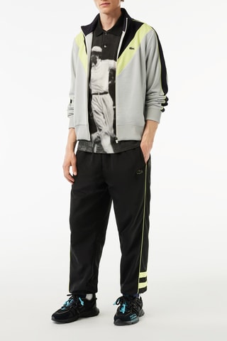 Polo classic fit en coton biologique René Lacoste - Noir