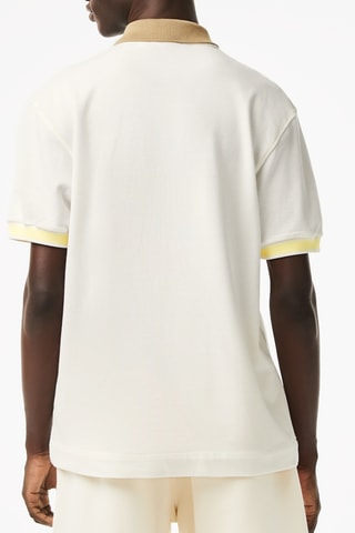 Polo classic fit en coton biologique - Ecru