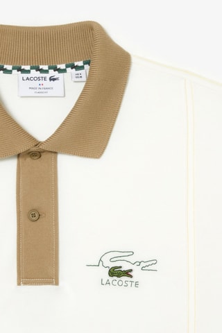 Polo classic fit en coton biologique - Ecru