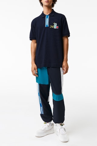 Polo classic fit en coton biologique - Bleu marine