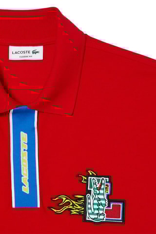 Polo classic fit en coton biologique - Rouge