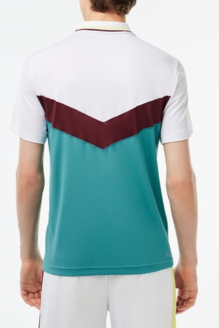 Polo slim Lacoste Tennis x Daniil Medvedev - Blanc