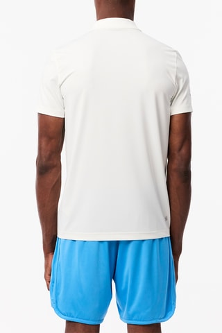 Polo slim Lacoste Tennis x Daniil Medvedev - Blanc