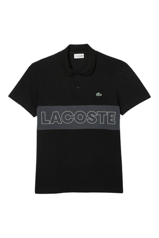 Polo regular - Noir et gris