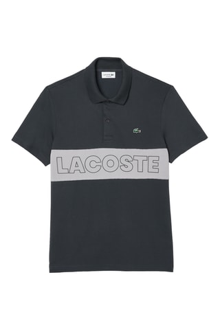 Polo regular - Gris et blanc