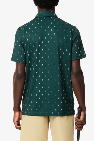 Polo regular - Vert et blanc