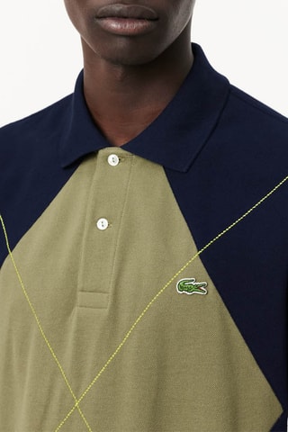 Polo classic fit en coton biologique - Bleu marine et kaki
