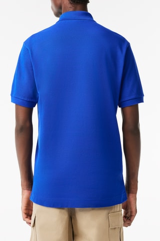 Polo classic fit en coton biologique - Bleu roi