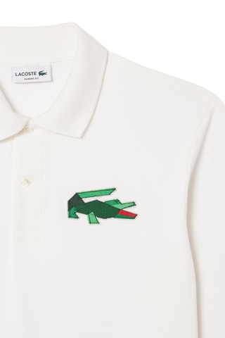 Polo classic fit en coton biologique - Blanc