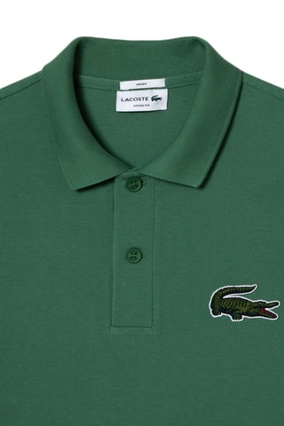 Polo loose en coton biologique - Vert