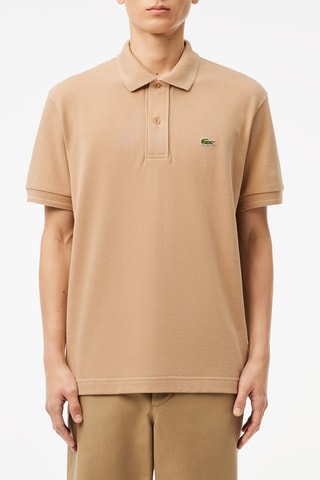 Polo classic fit en coton biologique - Beige