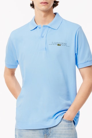 Polo classic fit en coton biologique - Ciel