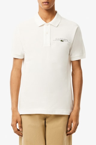 Polo classic fit en coton biologique - Blanc