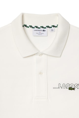 Polo classic fit en coton biologique - Blanc