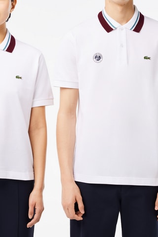 Polo relaxed Roland-Garros - Blanc