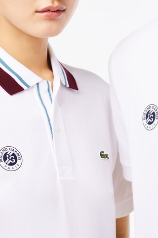 Polo relaxed Roland-Garros - Blanc