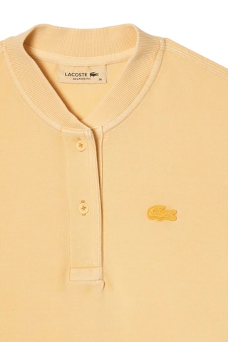 Polo relaxed en coton biologique - Jaune